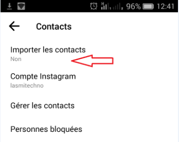 كيفية تعطيل اقتراح الأشخاص المسجلين في contacts الخاص بك في  messenger