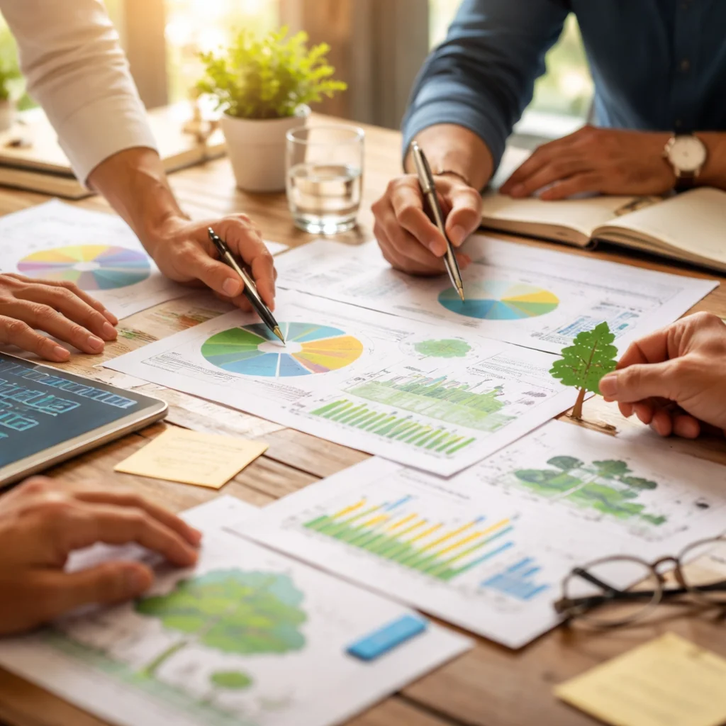 شعار بنك يوفر خدمات مالية مثل القروض والبطاقات الائتمانية.