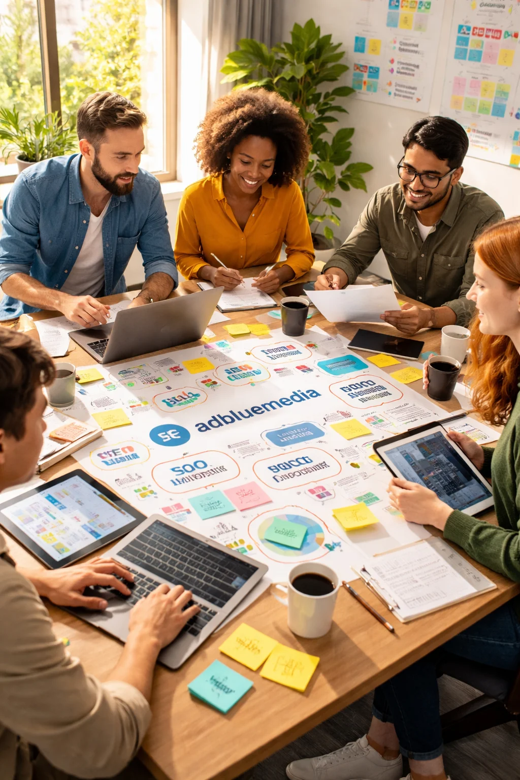 كل ما تحتاج معرفته عن adbluemedia وكيف تبدأ العمل فيها