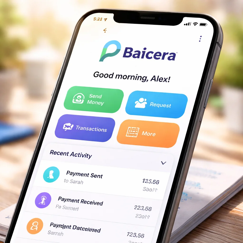 تطبيق Paysera لإدارة الأموال، إرسال واستلام وتحويل العملات.